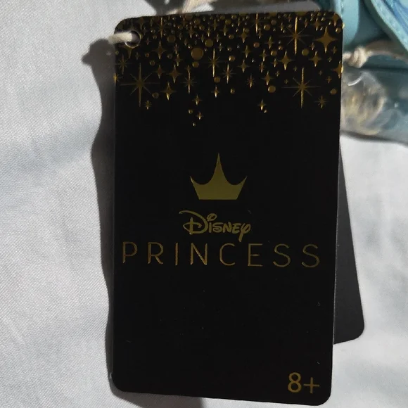 Little Mermaid Ariel And Sisters Loungefly Blue Zip Wallet with Wristlet Strap - Picture 5 of 9